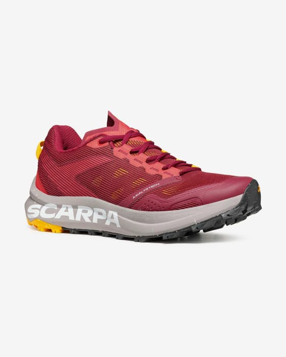 Zapatillas Scarpa Spin Planet granate gris claro