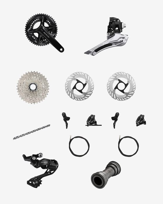 Grupo completo Shimano 105 R7100 12V 172.5 mm 11/34