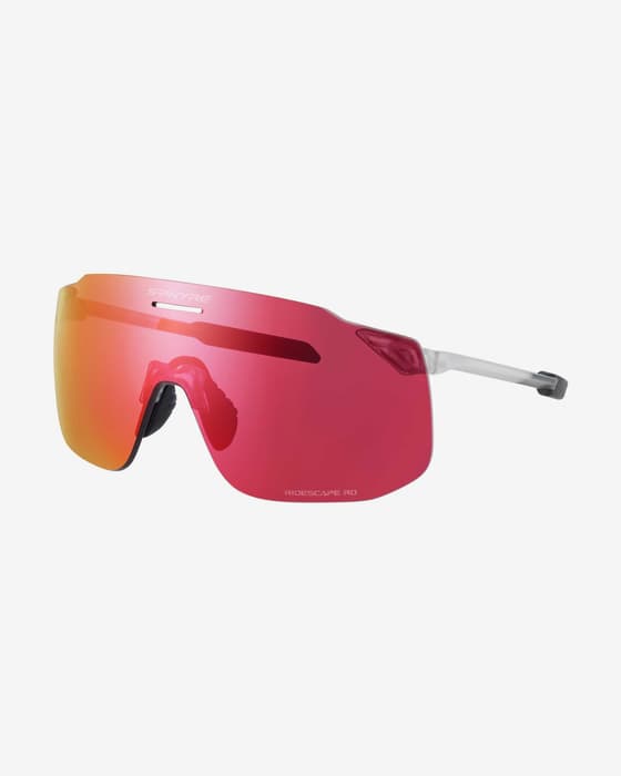 Shimano S-phyre Glasses neutral white orange with transparent polyamide lenses