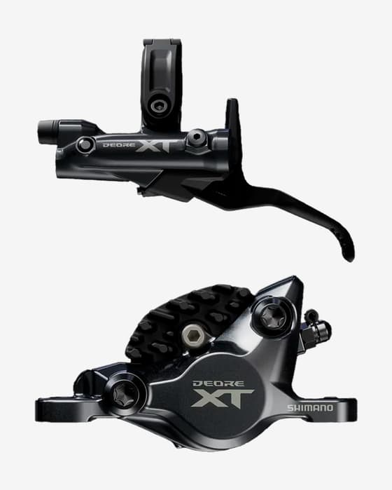 Freno de disco hidráulico delantero izquierdo Shimano Deore XT M8200 2 pistones