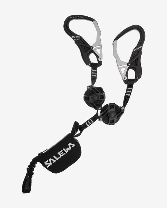 Set disipador vía ferrata Salewa Ergo Zip negro