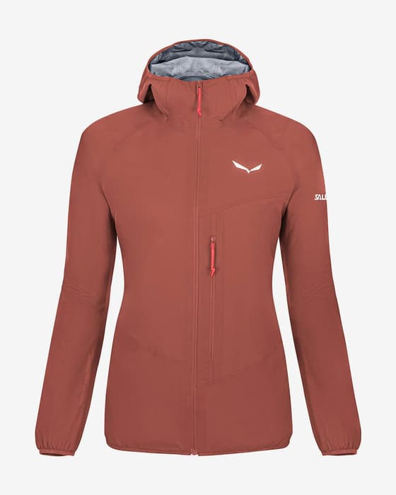 Salewa Agner 2 Powertex 3L Jacket Light Brown Women