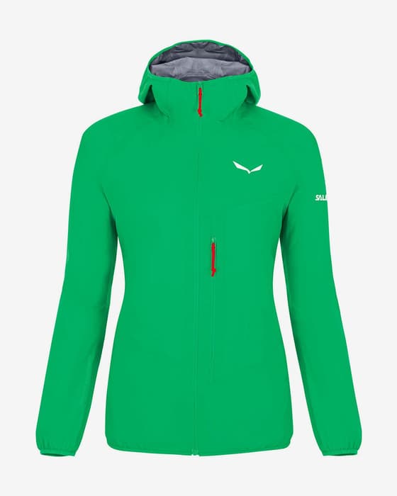 Salewa Agner 2 Powertex 3L Jacket with Hood Green Women