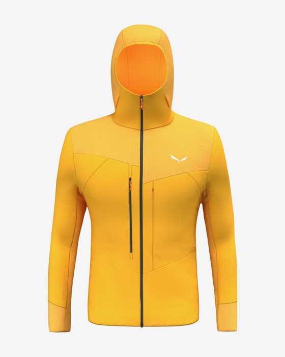 Salewa Agner Polarlite Hooded Jacket Bright Yellow
