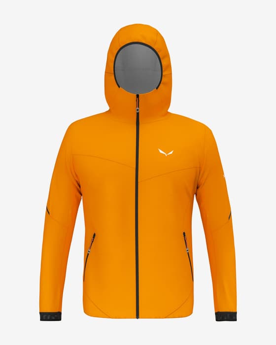 Casaco com capucho Salewa Pedroc Light Powertex 2.5 amarelo melão