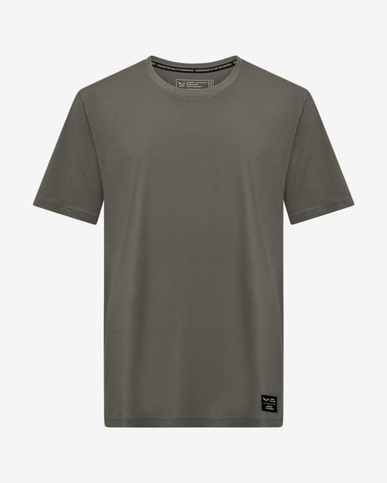 Camiseta Salewa Eagle Logo Patch manga corta verde cromo