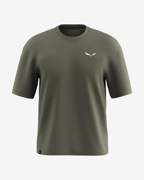 Camiseta Salewa Eagle Glacier manga corta verde caña