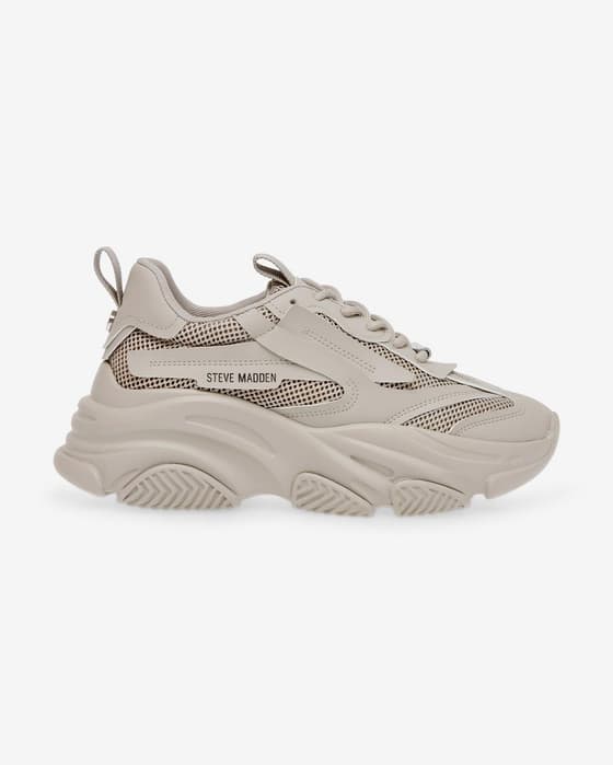 Zapatillas Steve Madden Possession-E beige mujer
