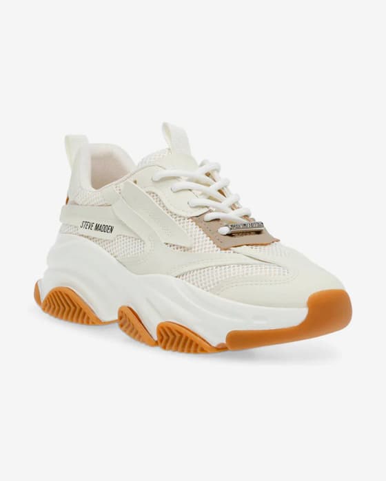 Zapatillas Steve Madden Possession-E blanco beige mujer