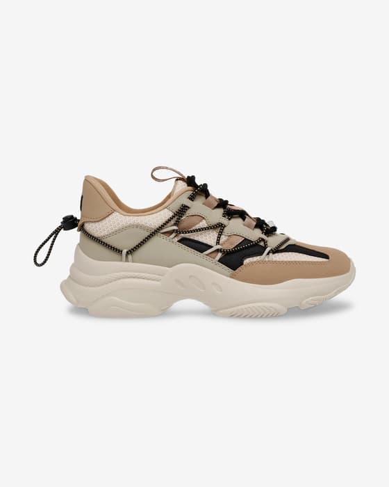 Zapatillas Steve Madden Magneto-E marrón claro negro blanco mujer