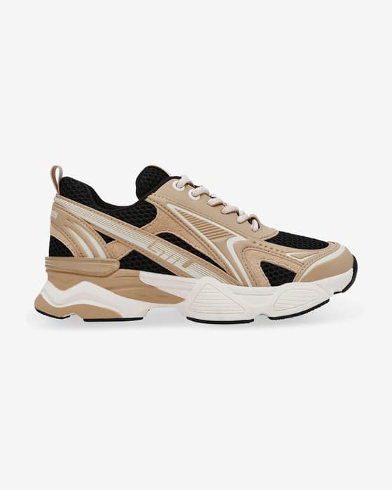 Zapatillas Steve Madden Speedster-E beige negro puro mujer