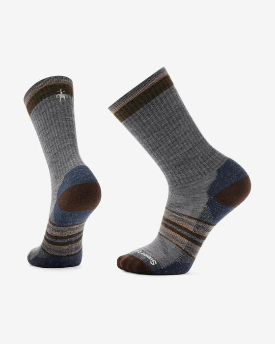 Smartwool Athletic Stripe Crew Socken dunkelgrau