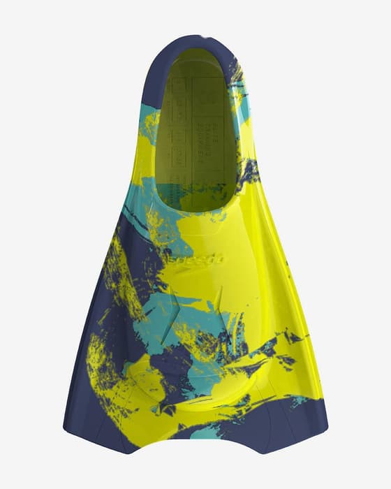 Aileron Speedo à lame courte jaune bleu