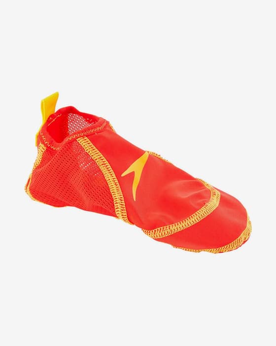 Calcetines Speedo Pool Sock Junior rojo amarillo