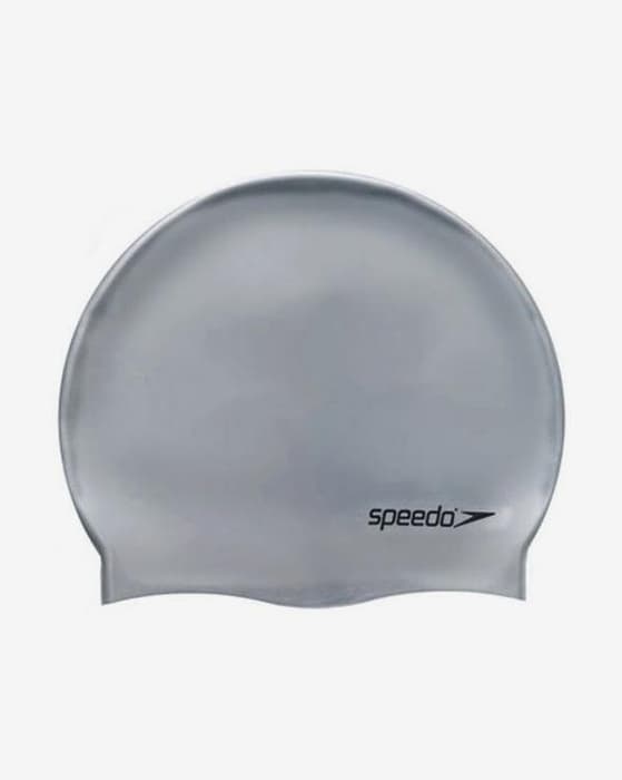 Silikonowy czepek pływacki Speedo Plain Flat szary