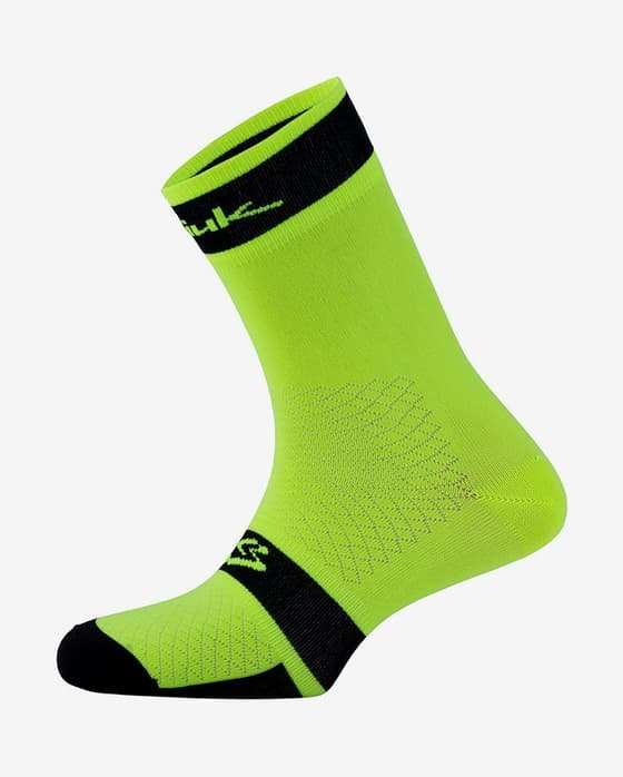 Calcetines Spiuk XP Summer largos negro amarillo (2 pares)