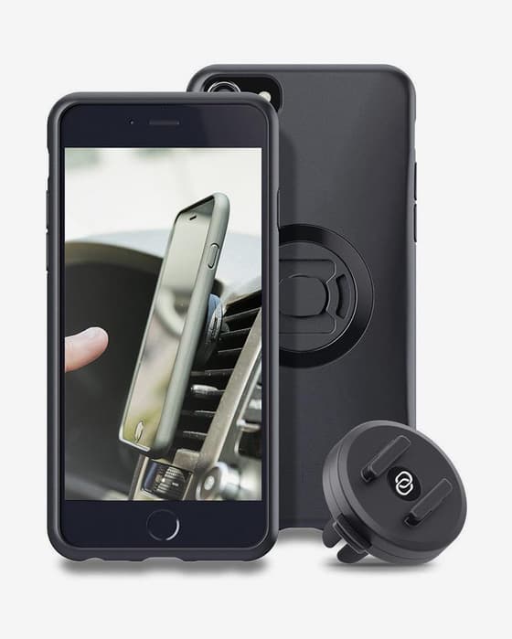 Support + SP Connect case for iPhone 7 + / 6s + / 6 + Car Bundle black