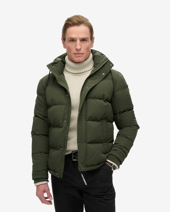 Chaqueta Superdry Everest Short verde oscuro