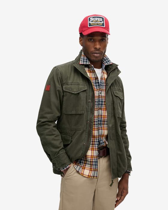 Chaqueta Superdry Rookie Military verde caqui