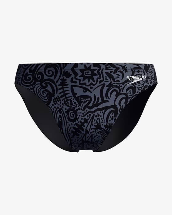 Maillot de bain Speedo Print Brief 2 noir lilas grisâtre
