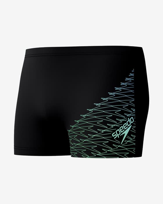 Maillot de bain Speedo Medley Logo Aquashort noir éclipse bleuté