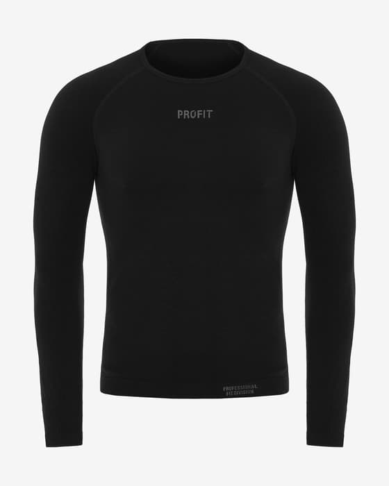 Maillot de corps Spiuk Profit Cold&Rain manches longues noir intense
