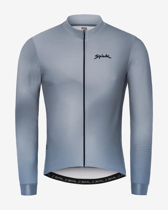 Maillot Spiuk Aunic manga larga gris oscuro