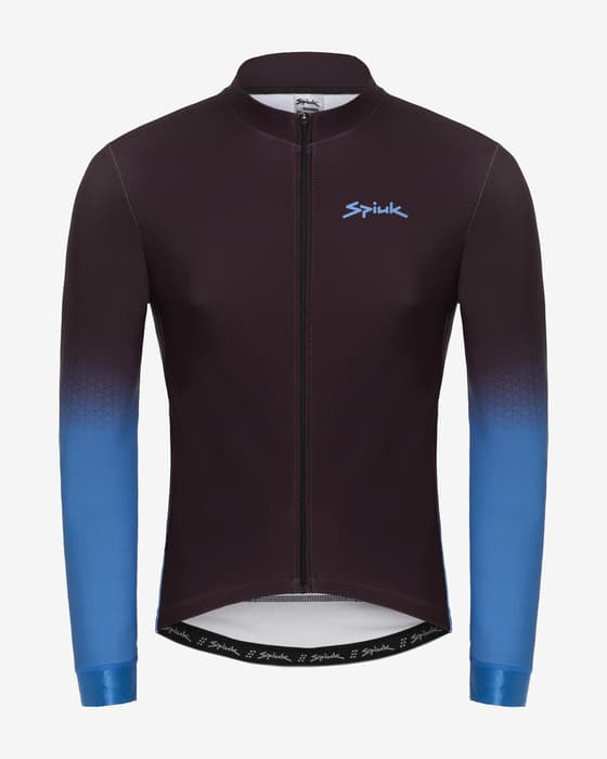 Maillot Spiuk Momentum manga larga azul negro