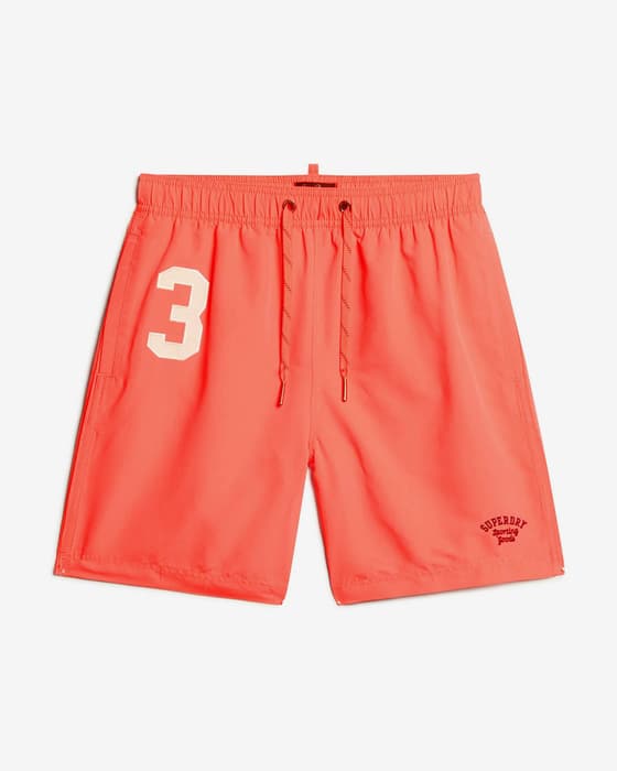 Bañador Superdry Vintage Loco 17 Inch rojo coral