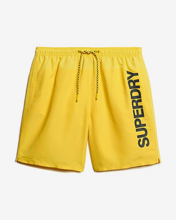 Bañador Superdry Sport Graphic 17 Inch amarillo negro