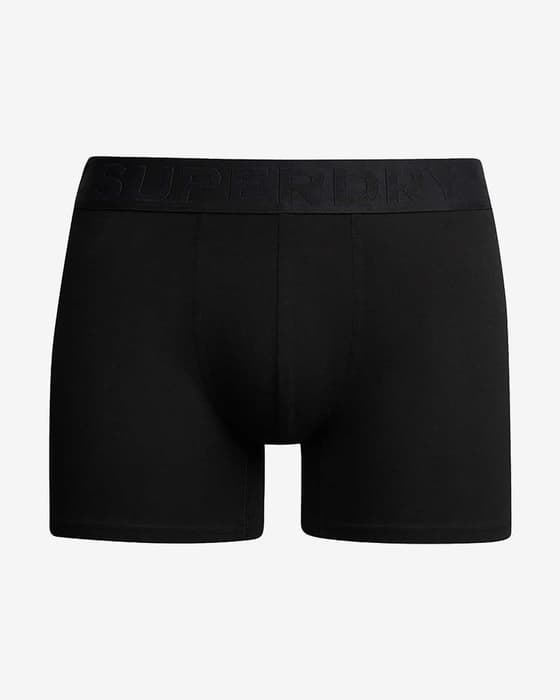 Bóxer Superdry Organic negro puro (3 unidades)