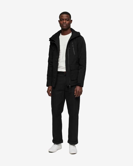 Chaqueta con capucha Superdry Ultimate Windbreaker negro