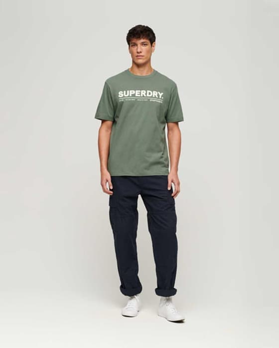 Camiseta Superdry Utility Sport manga corta verde