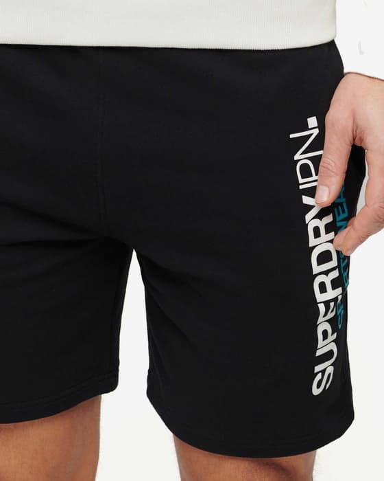 Pantalón corto Superdry Sportswear Logo negro