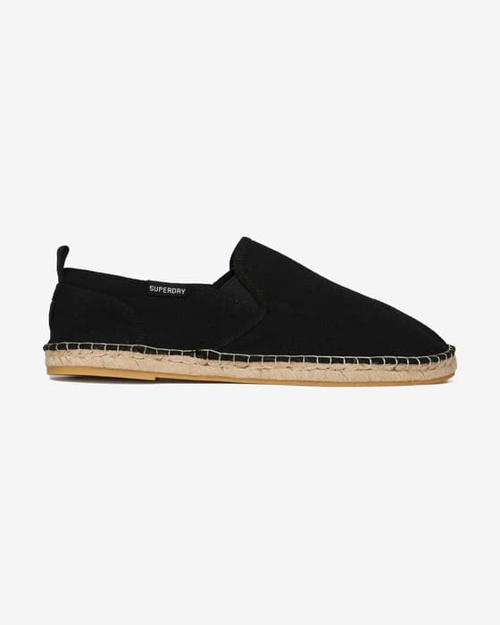 Superdry Canvas Espadrilles schwarz