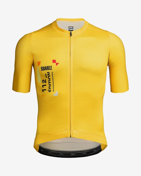 Maillot Suarez Tour de Francia 2025 manga corta jaune