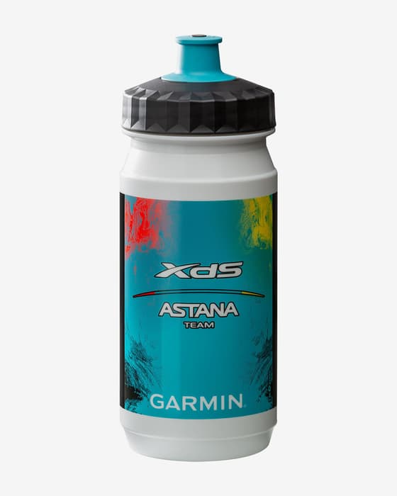 Bidón Tacx Daiya Astana Qazaqstan Team 2025 550 ml blanco azul