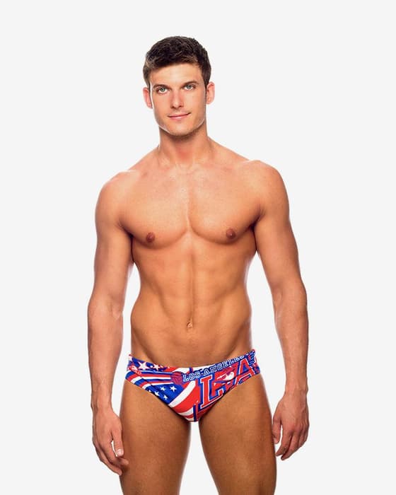 Maillot de bain de water-polo Turbo L.A. Stars Rouge