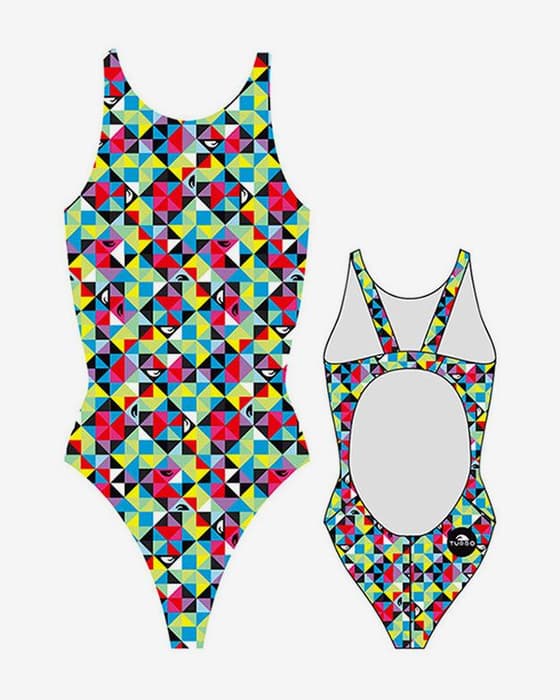 Maillot de bain de natation Turbo Origami bretelles larges femme