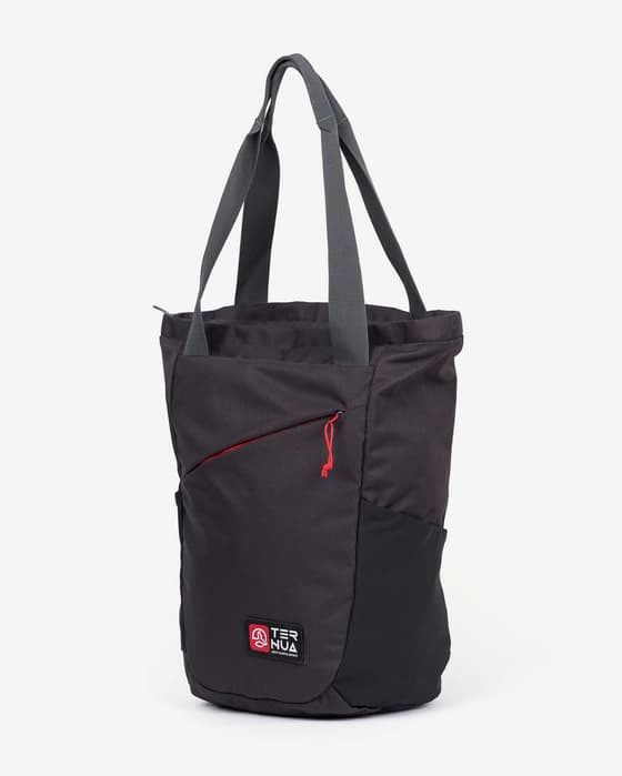 Bolsa Ternua Red Bay Tote negro rojo