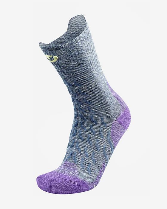 Calcetines Therm-ic Trekking Ultra Cool Line gris lila mujer