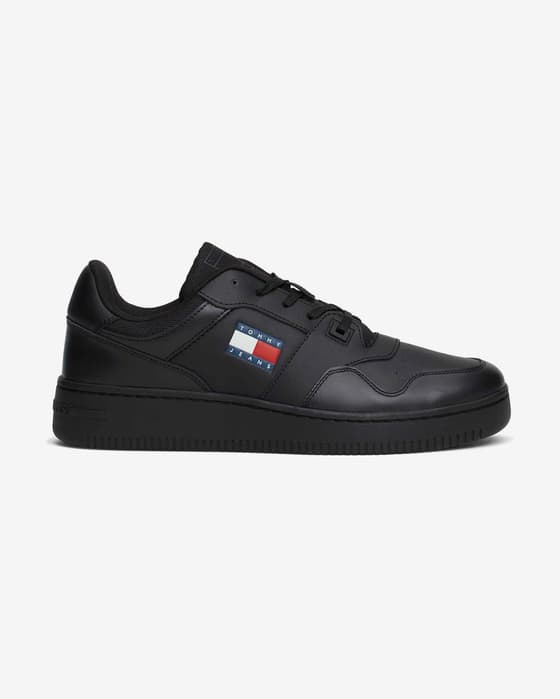Zapatillas Tommy Jeans Retro Basket Essential negro puro