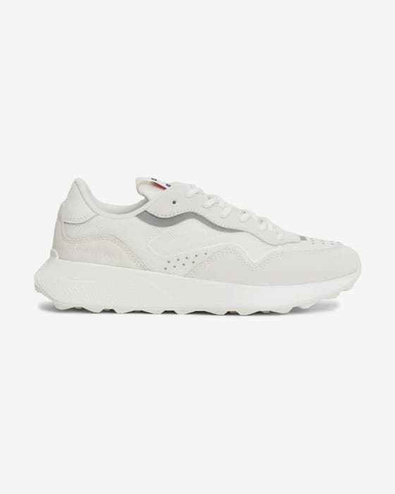 Zapatillas Tommy Jeans Retro Cleat blanco mujer