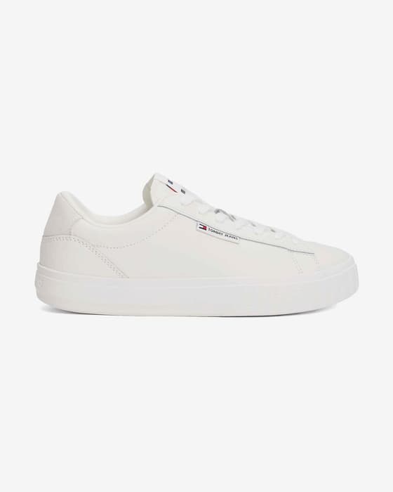 Zapatillas Tommy Jeans Cupsole Classic blanco puro mujer