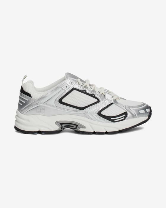 Zapatillas Tommy Jeans Archive Runner blanco gris negro mujer