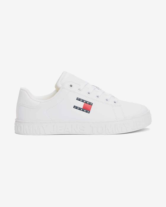 Zapatillas Tommy Jeans Logo Outsole blanco puro mujer
