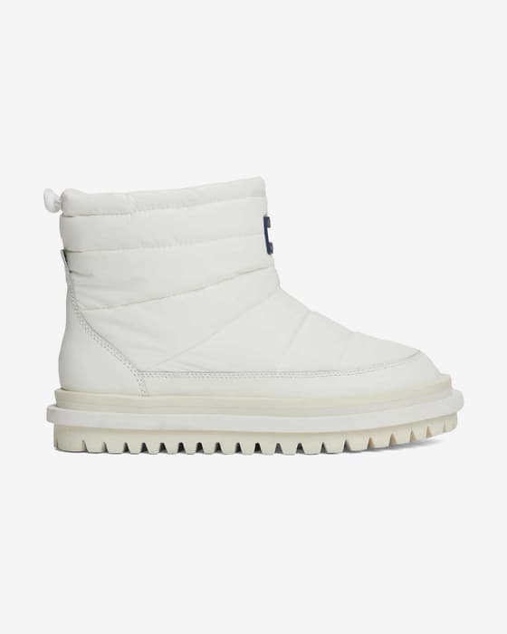 Botas Tommy Jeans Padded Flat branco puro mulher