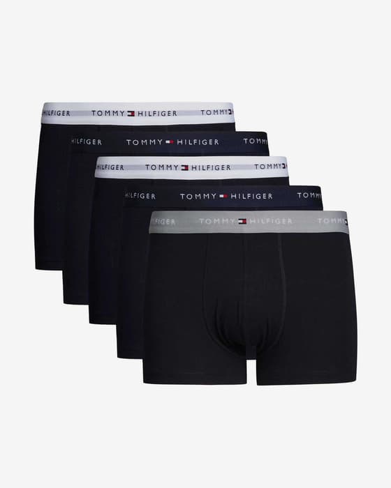 Bóxer Tommy Hilfiger Signature Trunk negro gris blanco (5 unidades)