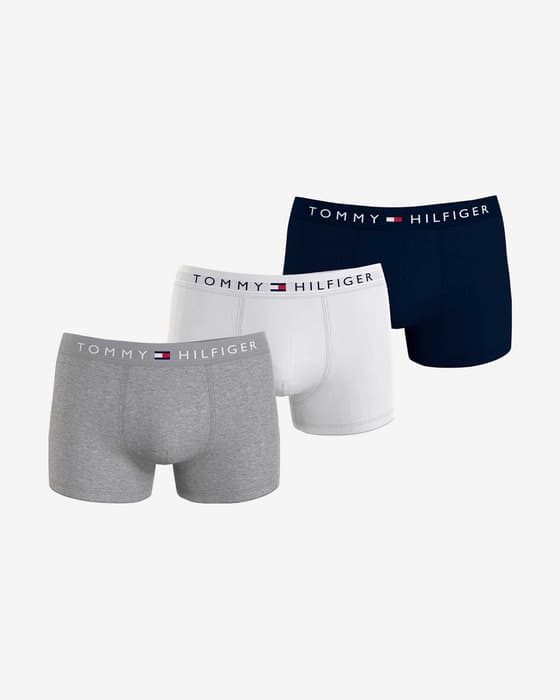 Bóxer Tommy Hilfiger Original gris blanco negro (3 unidades)