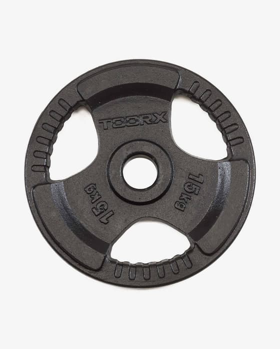 Disco Olímpico Toorx 15 kg negro puro